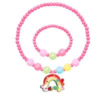 Conjunto Colar E Pulseira Infantil Miçanga Presente Pérolas - Art Brink Conjunto Colar E Pulseira Infantil Miçanga Presente Pérolas - Art Brink