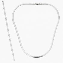 Conjunto Colar E Pulseira Lâminada Prata Maciça 925 Conjunto Colar E Pulseira Lâminada Prata Maciça 925
