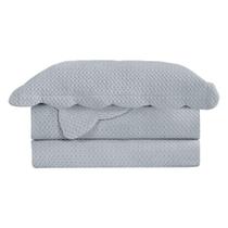 Conjunto Colcha Queen Velvet Neo Camesa Com 2 Porta Travesseiros