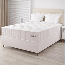 Conjunto Colchão Mola Ensacada e Base Box Casal 67x138x188cm Cairo Yescasa