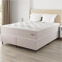 Conjunto Colchão Mola Ensacada e Base Box Queen 67x158x198cm Cairo Yescasa Conjunto Colchão Mola Ensacada e Base Box Queen 67x158x198cm Cairo Yescasa