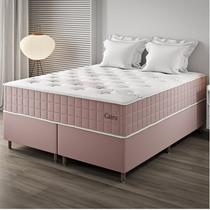 Conjunto Colchão Mola Ensacada e Base Box Queen 67x158x198cm Cairo Yescasa Conjunto Colchão Mola Ensacada e Base Box Queen 67x158x198cm Cairo Yescasa