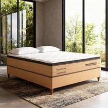 Conjunto Colchão New Astro Pkt 10 Eps Flex com Box Invertido 193x72cm Luxo