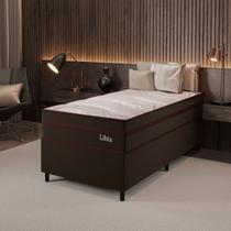 Conjunto Colchão Ortopédico e Base Box Solteiro 68x88x188cm Libia Yescasa Conjunto Colchão Ortopédico e Base Box Solteiro 68x88x188cm Libia Yescasa