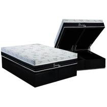 Conjunto Colchão Polar Molas Diamond+Cama Báu 158x198 Conjunto Colchão Polar Molas Diamond+Cama Báu 158x198