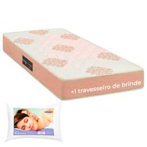 Conjunto Colchão Solteiro Inova D33 Com Travesseiro Ortobom