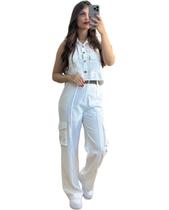 Conjunto colete e calça cargo REF8051