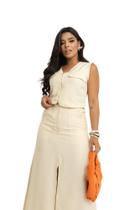 Conjunto Colete E Saia Midi R161