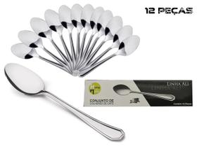 Conjunto Colher de Café em Inox (12 Peças)