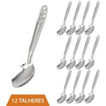 Conjunto Colheres de Sobremesa 12 Peças Restaurante Buffet Conjunto Colheres de Sobremesa 12 Peças Restaurante Buffet