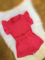 Conjunto colors blusa e shorts