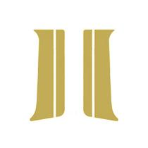 Conjunto Coluna Porta Lisa Para MB Novo Actros Dourado