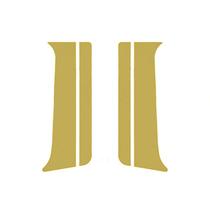 Conjunto Coluna Porta Lisa Para MB Novo Actros Dourado