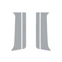 Conjunto Coluna Porta Lisa Para MB Novo Actros Espelhado