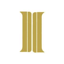 Conjunto Coluna Porta Para Volkswagen Worker Titan Dourada