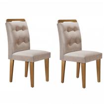 Conjunto com 02 Cadeiras Carol Rufato