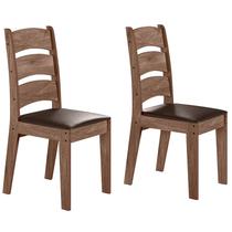 CONJUNTO COM 02 CADEIRAS MALI Amendoa 61C
