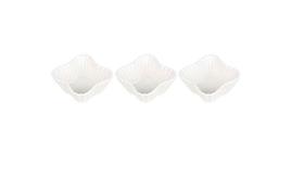 Conjunto com 03 Petisqueiras de Porcelana Wave PCLN-077 - Haüskraft Conjunto com 03 Petisqueiras de Porcelana Wave PCLN-077 - Haüskraft