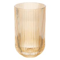 Conjunto com 06 Copo Alto Lines 430ml Âmbar Metalizado Vidro - Wolff Conjunto com 06 Copo Alto Lines 430ml Âmbar Metalizado Vidro - Wolff