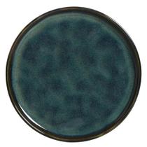 Conjunto com 06 Pratos de Sobremesa Bio Oceano Ø21,5cm Azul - Porto Brasil