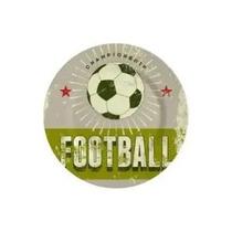 Conjunto com 06 pratos de Sobremesa Football - Alleanza