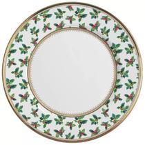 Conjunto com 06 pratos Raso Sublime Filete Ouro - Alleanza