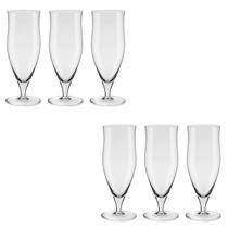 Conjunto Com 06 Taças De Cristal Para Cerveja Tulipa Longa Classic - 300ml - Oxford Conjunto Com 06 Taças De Cristal Para Cerveja Tulipa Longa Classic - 300ml - Oxford