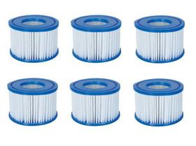 Conjunto com 06 unidades do cartucho VI Bestway Refil para Spa 60311 (3 x 2)