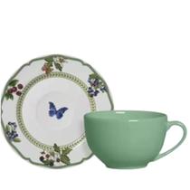 Conjunto com 06 xicaras cha Fruits Aleanza Conjunto com 06 xicaras cha Fruits Aleanza