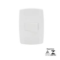 Conjunto com 1 Interruptor 10A 250V - ILUMI
