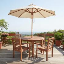 Conjunto com 1 Mesa 4 Cadeiras Pink Sands Conjunto com 1 Mesa 4 Cadeiras Pink Sands