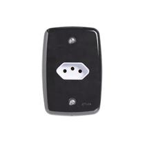 Conjunto com 1 Tomada 2P+T 20A 250V com Placa 4x2 Branco Conjunto com 1 Tomada 2P+T 20A 250V com Placa 4x2 Branco