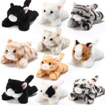 Conjunto com 10 Pelúcias Lenwen Cat - 14cm - Presentes