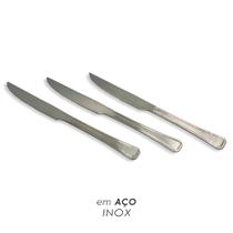 Conjunto com 12 Facas de Mesa em Aço Inox Primeira Linha