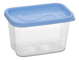 Conjunto Com 12 Potes Retangular Graduado BPA Free 600 ml