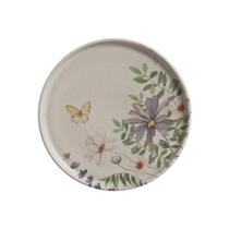 Conjunto com 12 Pratos de Sobremesa Basic Bloom Ø19,5cm