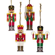 Conjunto com 12 Quebra Nozes Soldadinho MDF pendurar 12CM Conjunto com 12 Quebra Nozes Soldadinho MDF pendurar 12CM