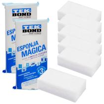 Conjunto com 15 Esponjas Magica para Limpeza Pesada Tek Bond