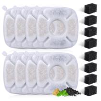 Conjunto com 16 Filtros e Esponjas de Reposição para Filtro Water Found - Animais de Estimação