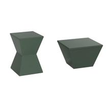 Conjunto com 2 Banquetas - Nitro/Neo Verde/Alecrim