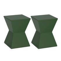 Conjunto com 2 Banquetas Nitro Verde/Alecrim