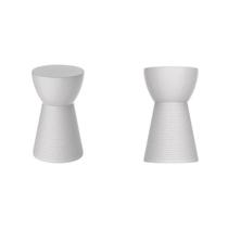 Conjunto com 2 Banquetas Sili Branco Conjunto com 2 Banquetas Sili Branco