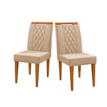 Conjunto com 2 Cadeiras Âncora Linho Redenobre