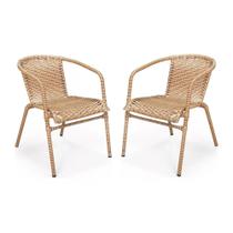 Conjunto Com 2 Cadeiras Anjo De Vime - Jardim Varanda