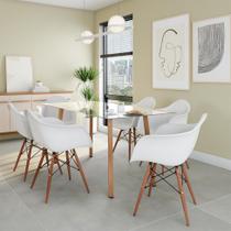 Conjunto com 2 Cadeiras Coventry com Braço Branco Conjunto com 2 Cadeiras Coventry com Braço Branco