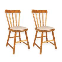 Conjunto com 2 Cadeiras Dalas Mel Conjunto com 2 Cadeiras Dalas Mel