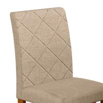 Conjunto com 2 Cadeiras de Jantar Ane Turim Imbuia