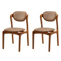 Conjunto com 2 Cadeiras de Jantar Solaris Soft Moderna Mobília Conjunto com 2 Cadeiras de Jantar Solaris Soft Moderna Mobília