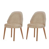 Conjunto com 2 Cadeiras em Madeira Ester
