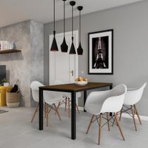 Conjunto com 2 Cadeiras Norwich com Braço Branco Conjunto com 2 Cadeiras Norwich com Braço Branco